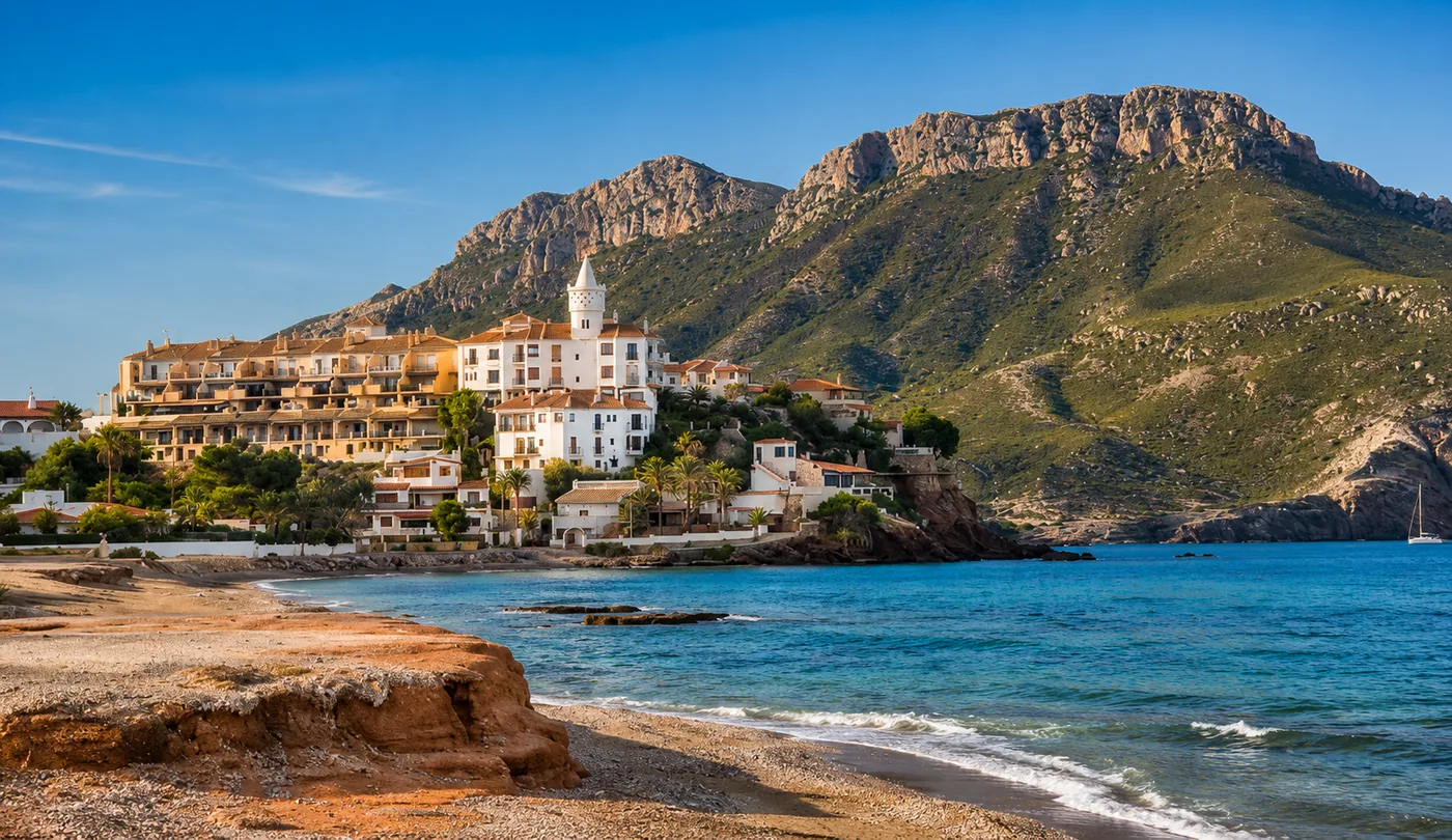 Cala de Calabardina, pequeña playa mediterránea de aguas cristalinas